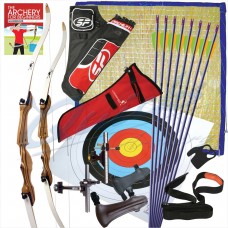 Garden Advanced Archery Set for 1x Adult Archer and 1x Junior Archer : GS22